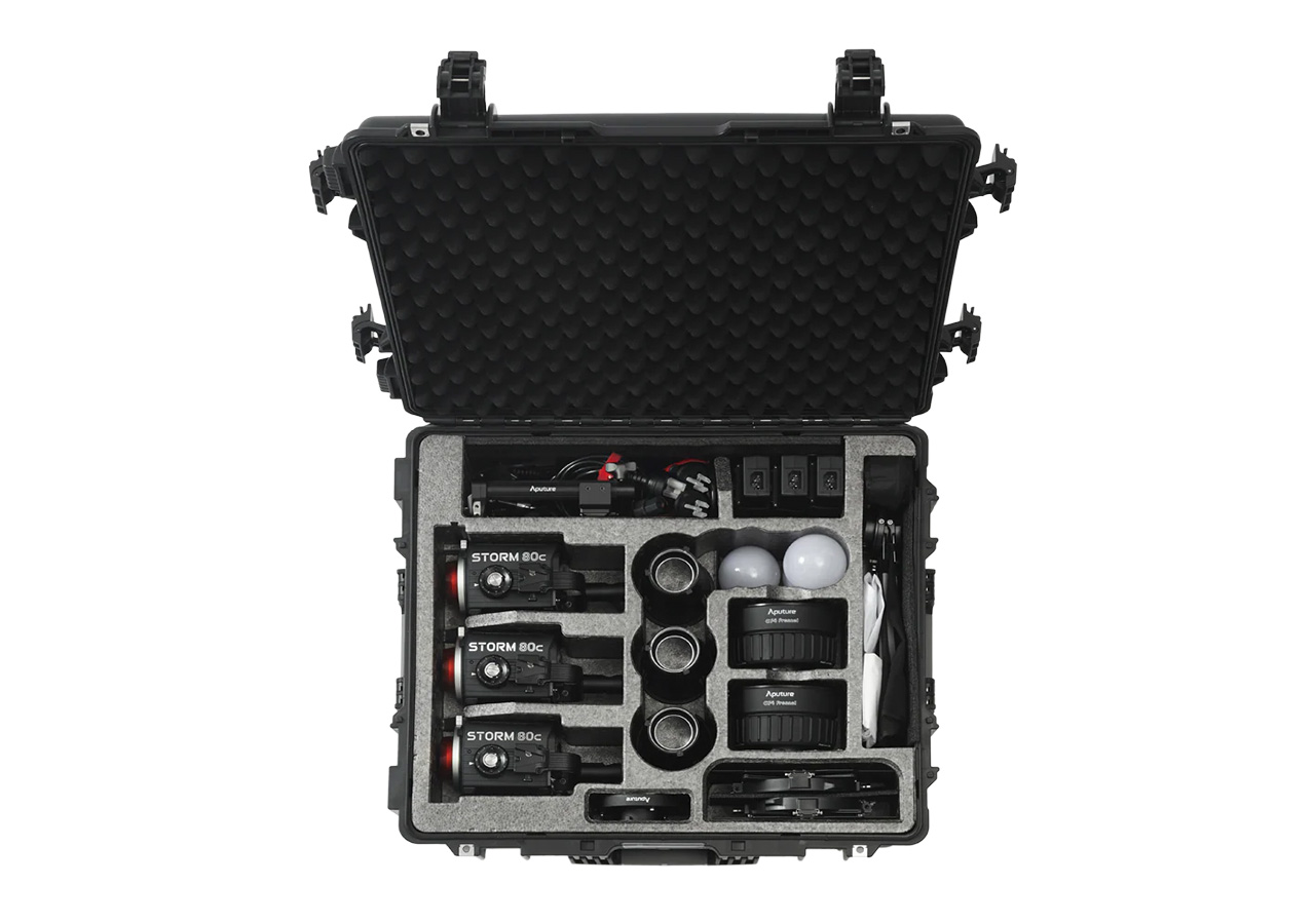 Aputure STORM 80c — Kit 3 lumières